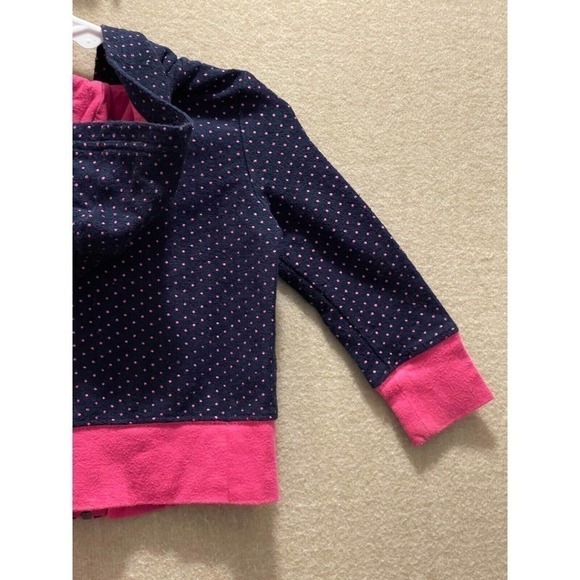 Genuine Kids Jacket Girls 2T Blue and Pink polka-dotted - Picture 8 of 9